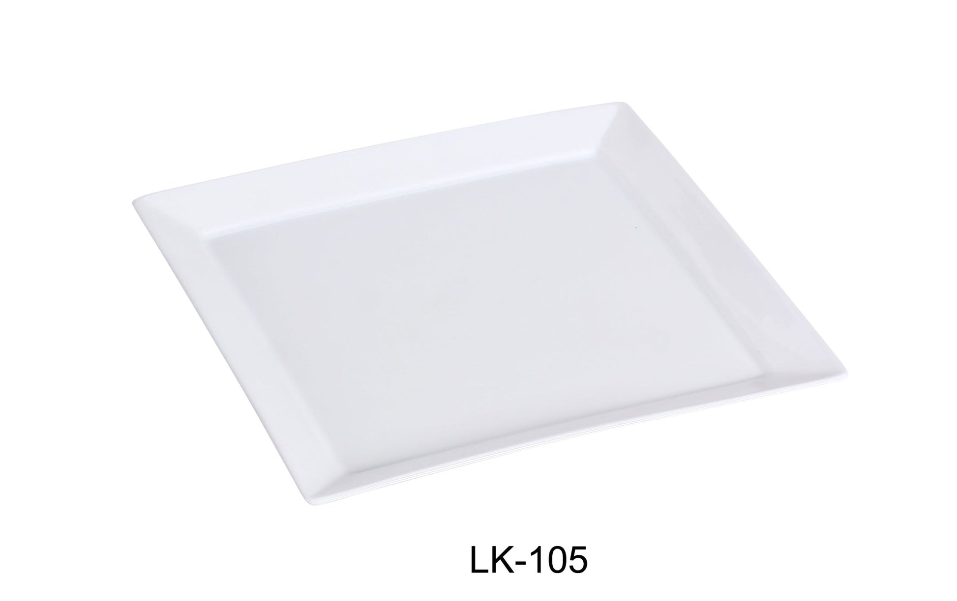 Yanco LK - 105 Lion King 5.25"‚ Square Plate, China, Bone White, Pack of 36
