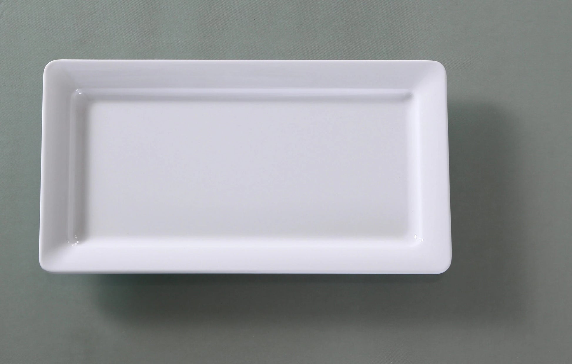 Yanco OK - 7013 Osaka - 2 Plate, Rectangular, 13"‚ Length, 7"‚ Width, Melamine, White Color, Pack of 12