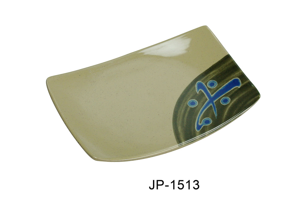 Yanco JP-1513 Japanese Sushi Rectangular Plate, 6.75″ Length, 4.5″ Width, Melamine, Pack of 24