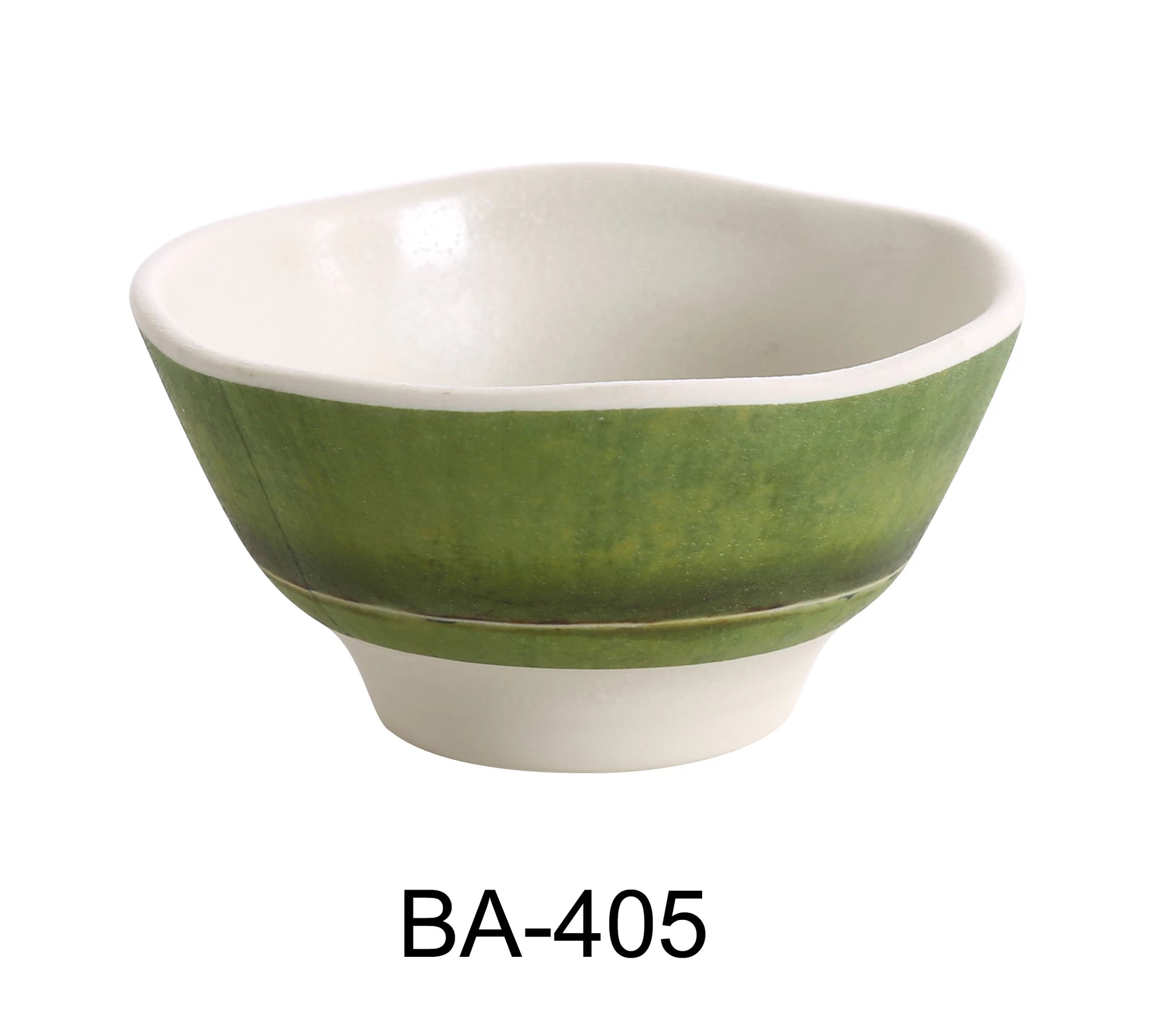 Yanco BA - 405 Bamboo Style 4.5"‚ Miso Soup Bowl, 10 OZ, Melamine, Pack of 48