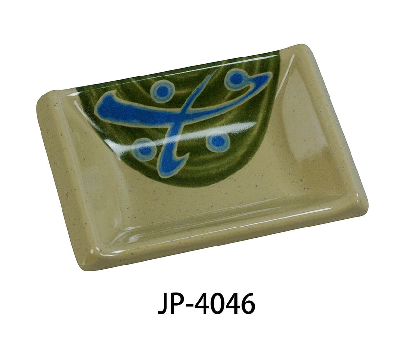 Yanco JP-4046 Japanese Sauce Dish, Rectangular, 3.75″ Length, 2.5″ Width, Melamine, Pack of 72