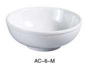 Yanco AC - 6 - M ABCO 6"‚ Salad Bowl, 18 oz, China, Super White, Pack of 36