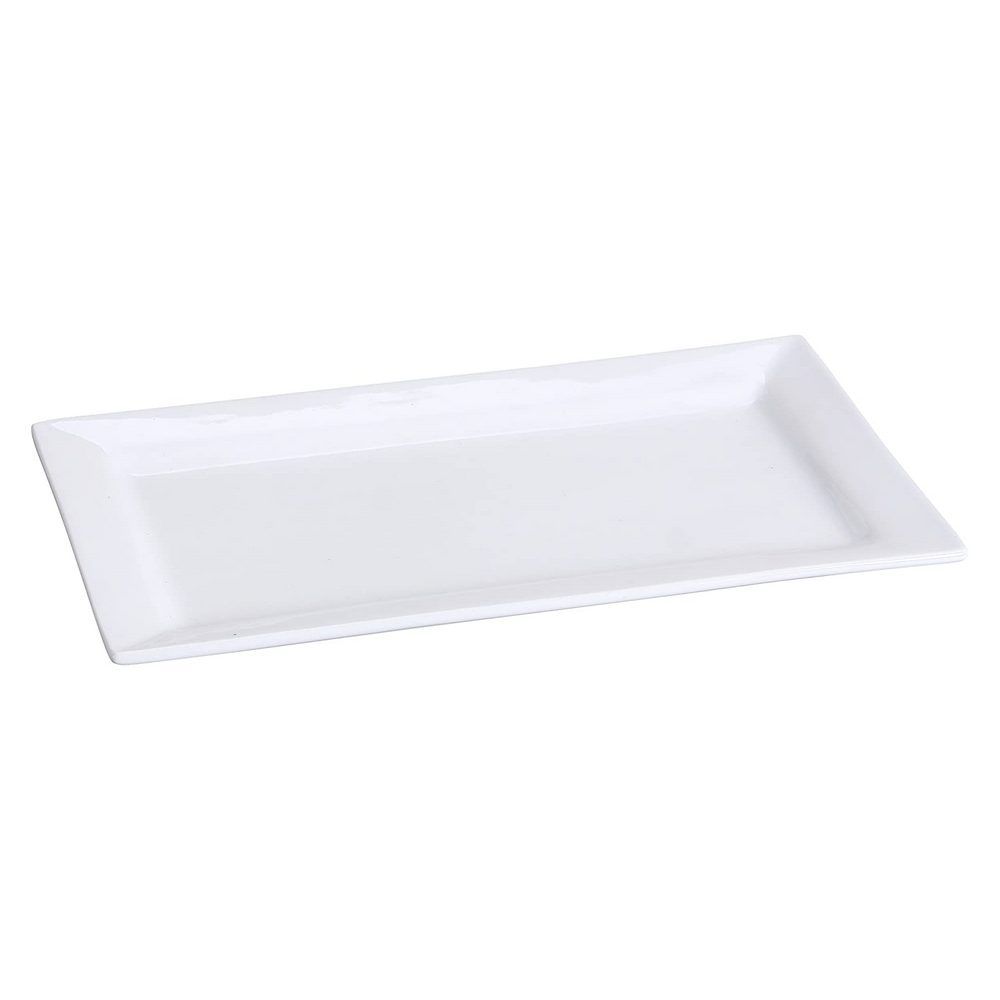 Yanco LK - 218 Lion King Rectangular Plate, 17.75"‚ Length x 11"‚ Width, China, Bone White, Pack of 6