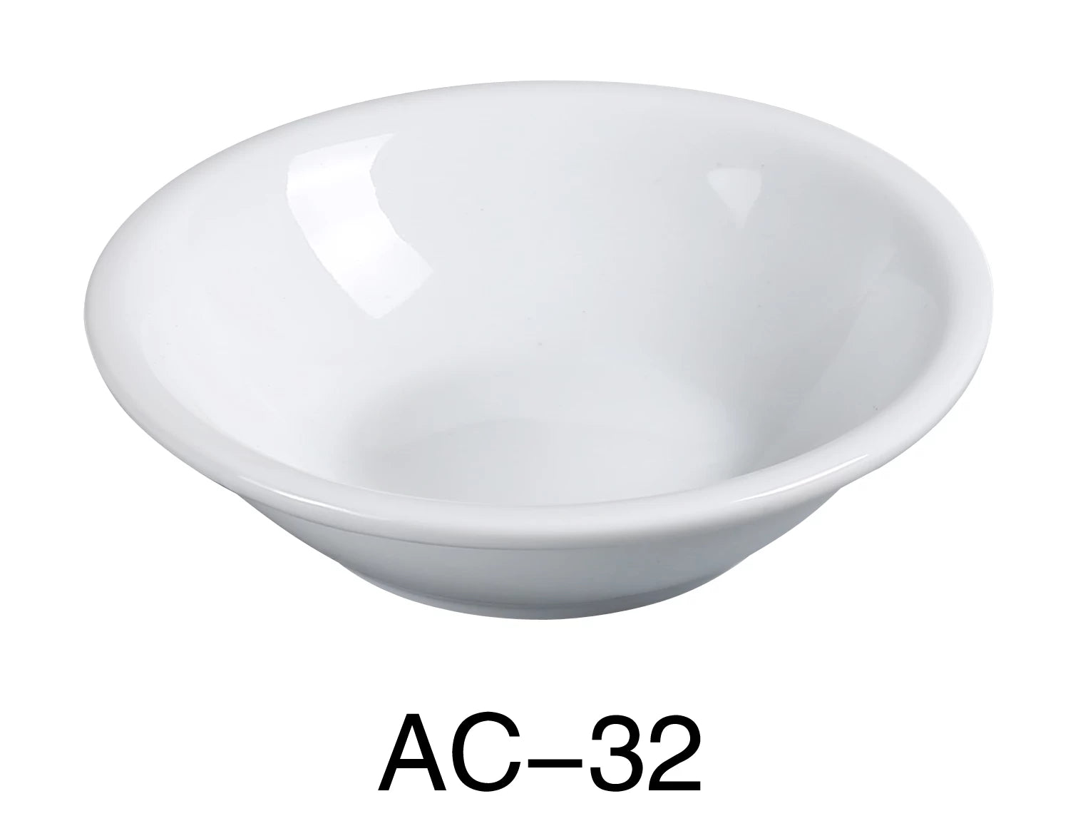 Yanco AC - 32 ABCO 3.5 oz Fruit Bowl, 4.25"‚ Diameter, China, Super White, Pack of 36