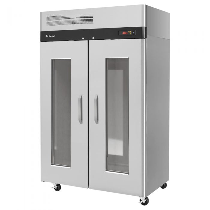 Turbo Air M3H47 - 2 - G, 2 Glass Doors Heated Cabinet, Stainless Steel, M3 Series