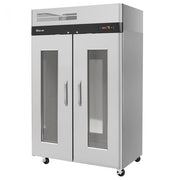 Turbo Air M3H47 - 2 - G - TS, 2 Glass Doors Heated Cabinet - Universal Tray Slide, M3 Series