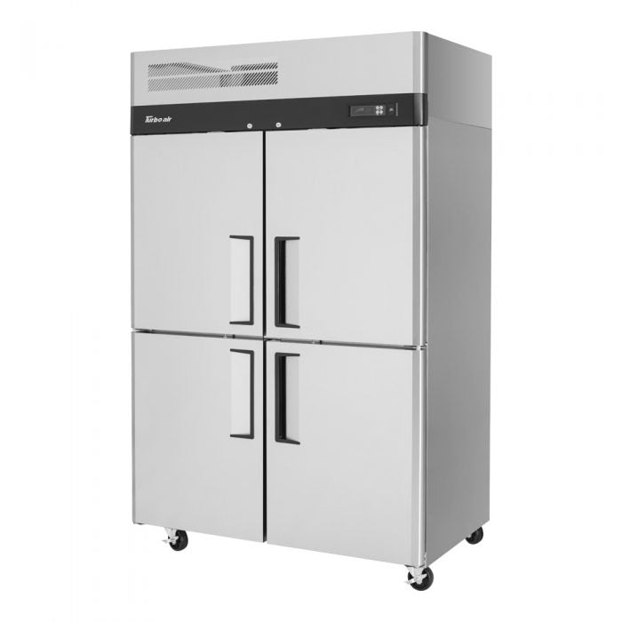 Turbo Air M3R47 - 4 - N( - AL)( - AR), 4 Solid Half - Doors Top Mount Refrigerator, M3 Series