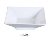 Yanco LK - 408 8.5"‚ Lion King Square Bowl with Foot, 28 oz Capacity, China, Bone White, Pack of 12