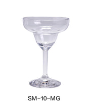 Yanco SM - 10 - MG Stemware 10 OZ MARGARITA, 4.5"‚ Diameter, 6.75"‚ Height, Plastic, Clear Color, Pack of 24