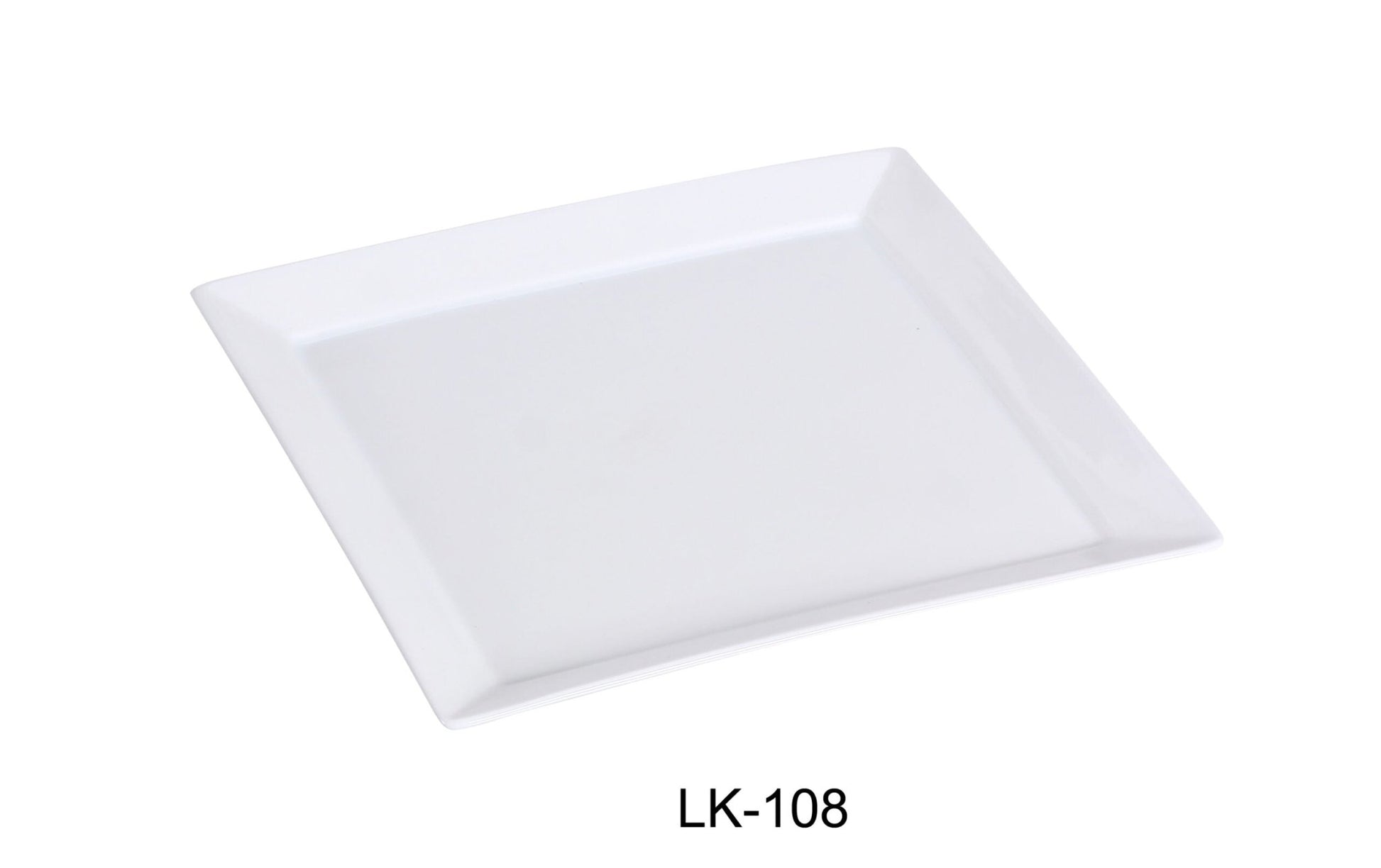 Yanco LK - 108 Lion King 8"‚ Square Plate, China, Bone White (Pack of 36)