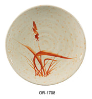 Yanco OR - 1708 Orchis Round Plate, 8.25"‚ Diameter, Melamine, Gold Color, Pack of 24
