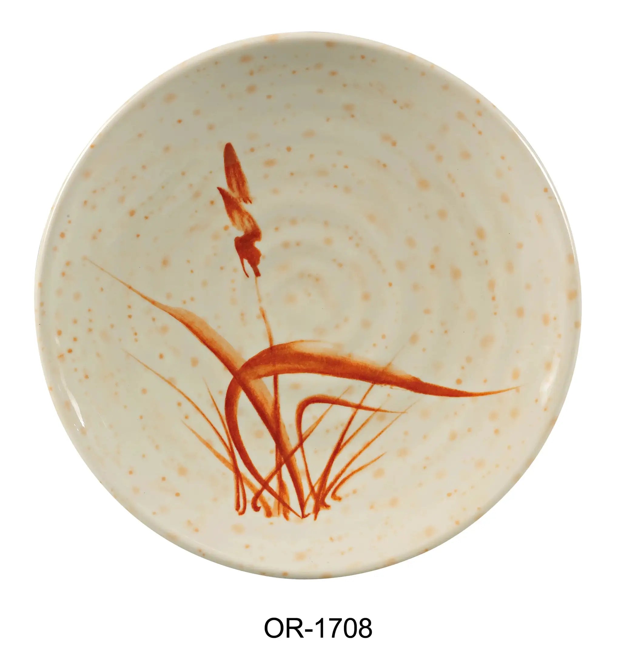 Yanco OR - 1708 Orchis Round Plate, 8.25"‚ Diameter, Melamine, Gold Color, Pack of 24