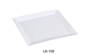 Yanco LK - 109 Lion King 9.25"‚ Square Plate, China, Bone White (Pack of 24)