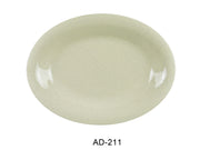 Yanco AD - 211 Ardis Oval Platter, 11.5"‚ Length, 8"‚ Width, Melamine, Pack of 24