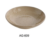 Yanco AG - 609 Agate 9"‚ x 1 3/4"‚ SALAD/PASTA BOWL 30 OZ, China, Pack of 12