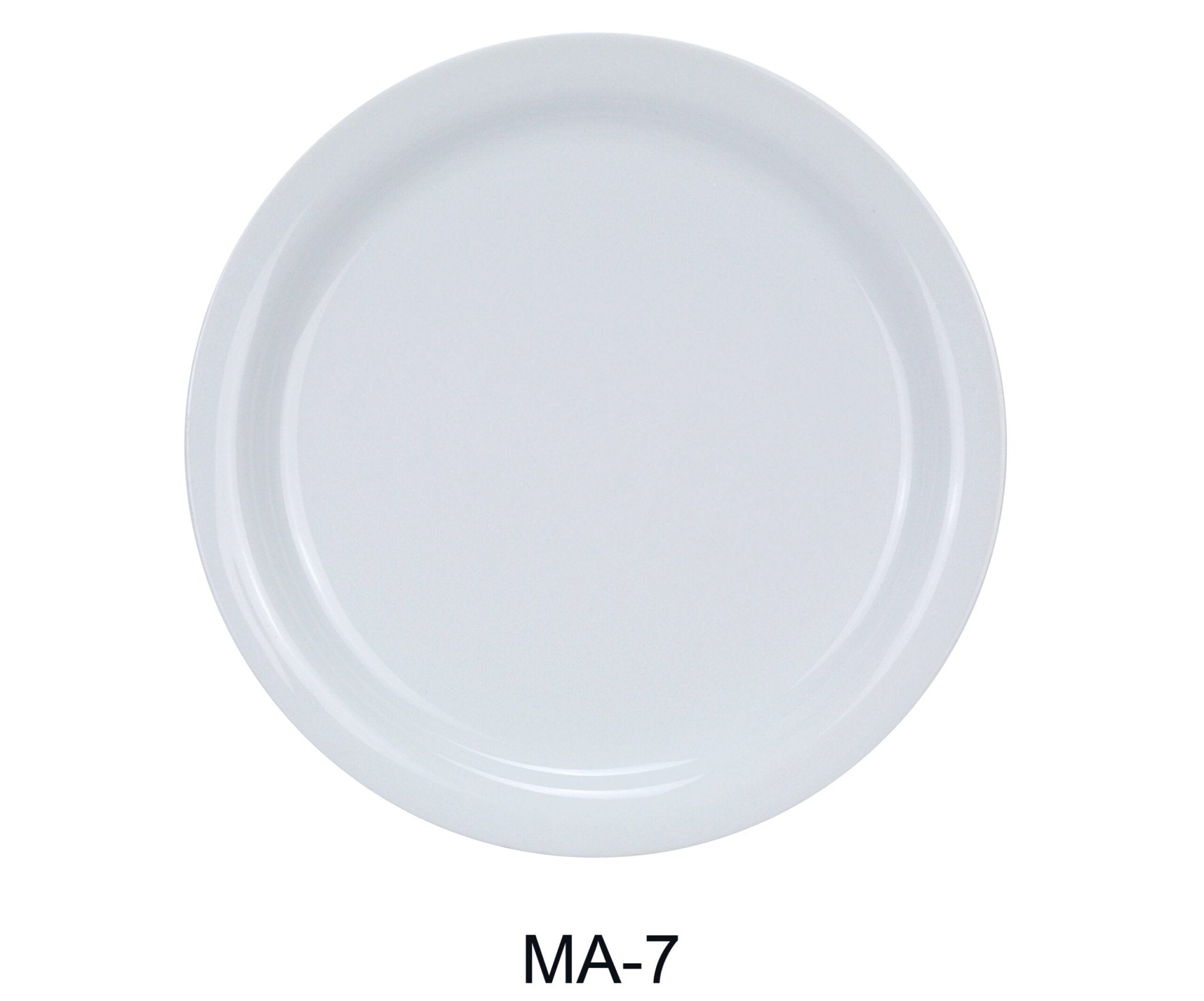 Yanco MA - 7 Mayor 7.5"‚ Narrow Rim Plate, Chinaware, Super White, Pack of 36