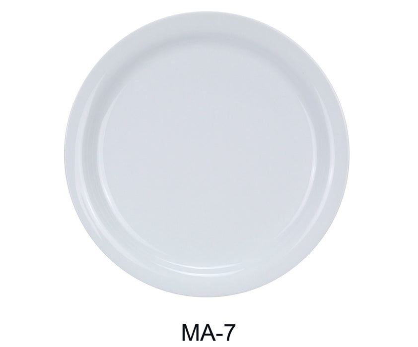 Yanco MA-7 Mayor 7.5″ Narrow Rim Plate, Chinaware, Super White, Pack of 36