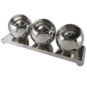 Stainless Steel 3 IN 1 Pani Puri Matka Buffet Display serving set