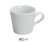 Yanco AC - 1 ABCO 7 oz Tall Cup, 3.25"‚ Diameter, China, Super White, Pack of 36