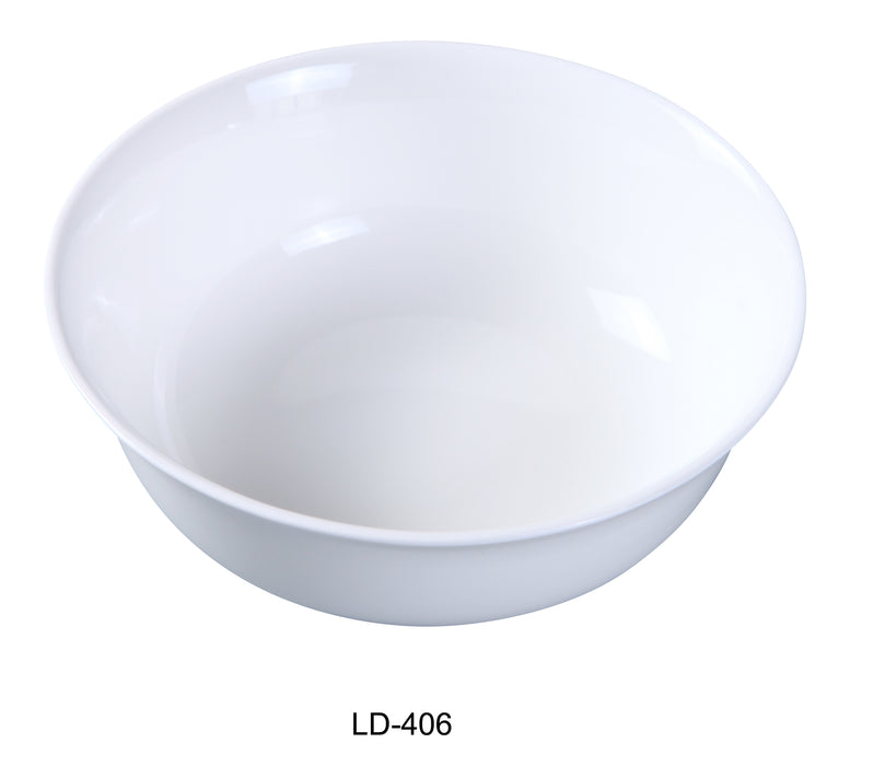 Yanco LD-406 London Nappie Bowl, 12.5-Ounce, 6″ Diameter, China, Bone White, Pack of 36