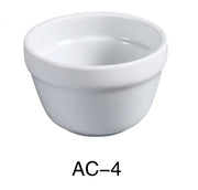Yanco AC - 4 ABCO 7 oz Bouillon Cup, China, Super White Color, Pack of 36