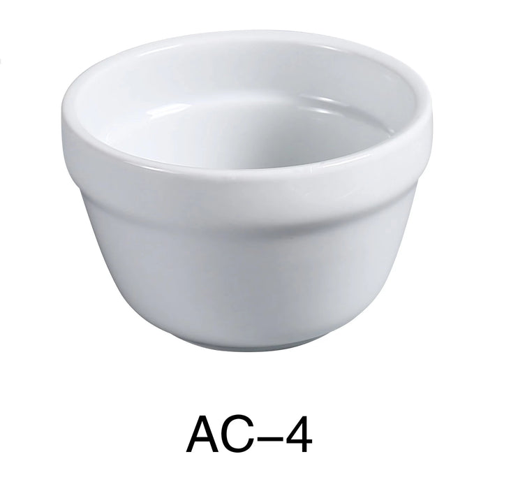 Yanco AC-4 ABCO 7 oz Bouillon Cup, China, Super White Color, Pack of 36
