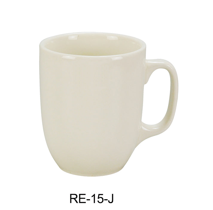 Yanco RE-15-J Recovery 15 oz Joy Mug, 3.5″ Diameter, 4.25″ Height, China, American White Color, Pack of 24