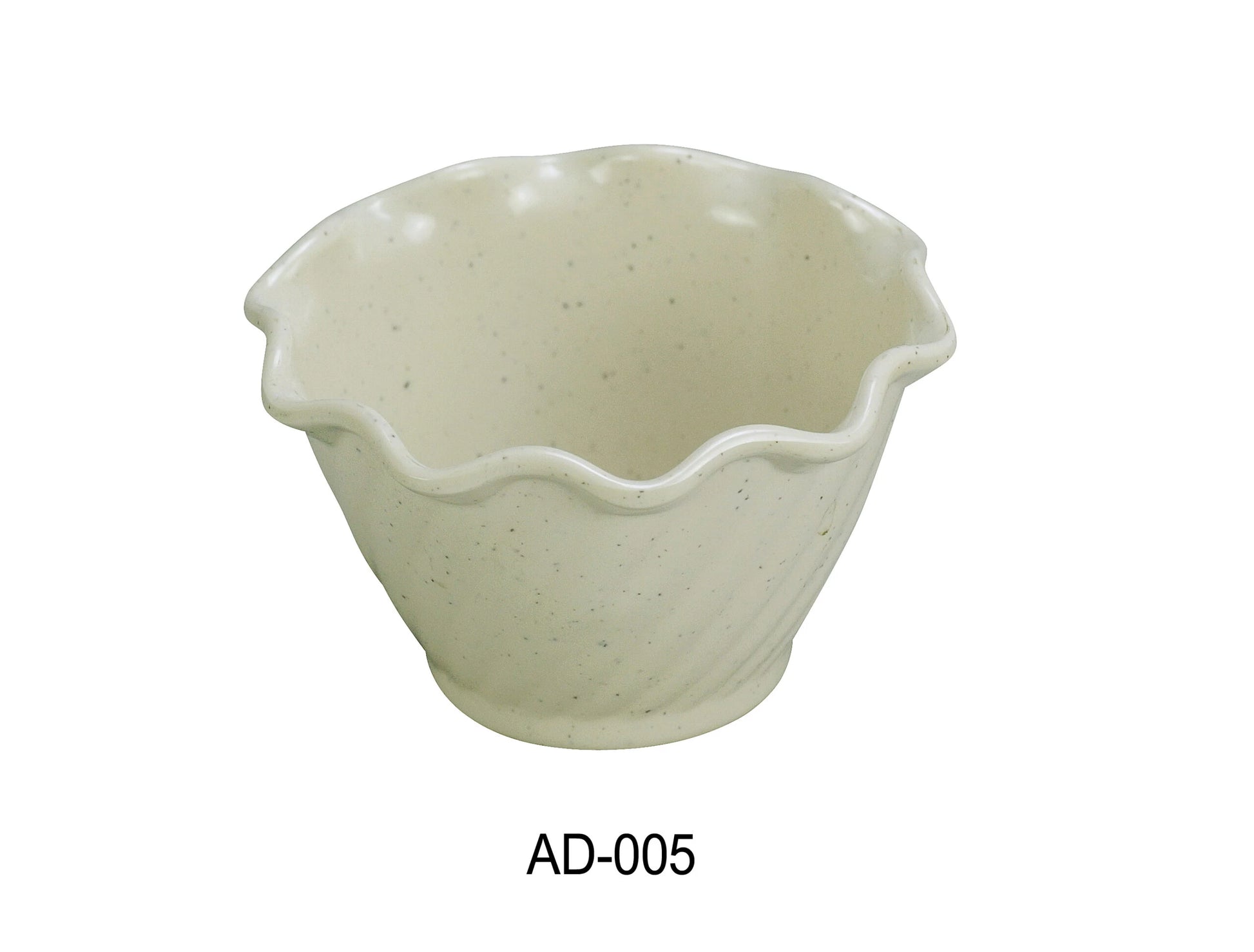 Yanco AD - 005 Ardis Dessert Dish, 3.5"‚ Diameter, 2.5"‚ Height, Melamine, Pack of 72