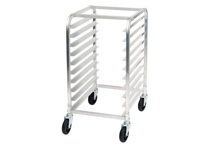 Winco ALRK - 10, 10 - Tier Aluminum Pan Rack, NSF, 3" Spacing
