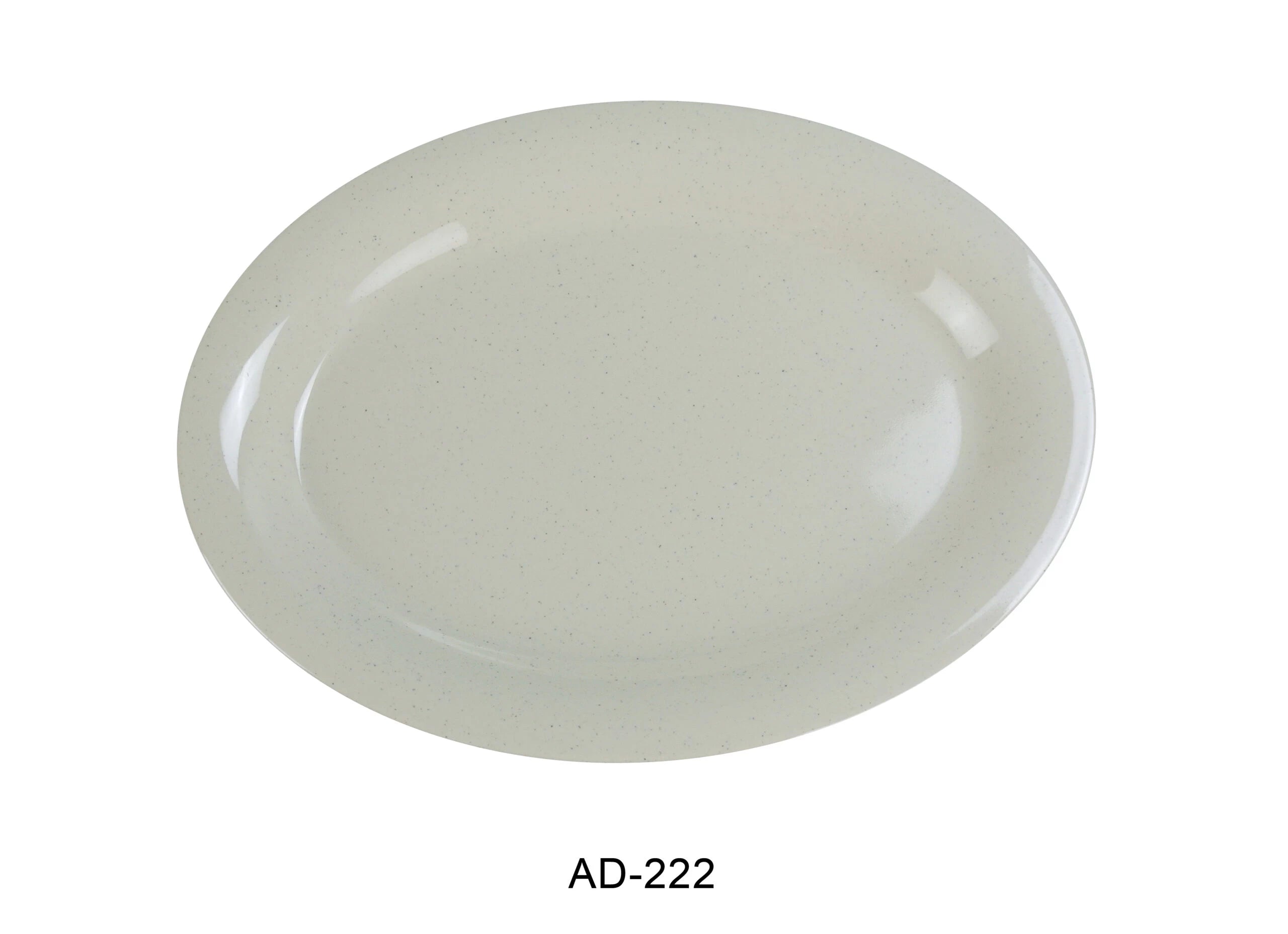 Yanco AD - 222 Ardis Oval Platter, 12"‚ Length, 9"‚ Width, 1"‚ Height, Melamine, Pack of 12