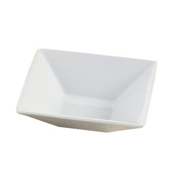 Yanco ML - 707 7"‚ Square Bowl, 18 oz Capacity, China, Super White, Pack of 24