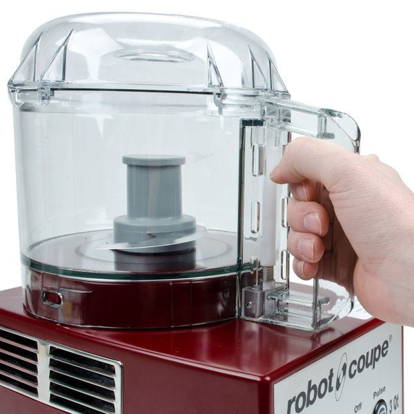 Robot Coupe R2BCLR 3 Qt. Clear Batch Bowl Food Processor - 1 HP, 3 Blades