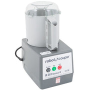 Robot Coupe R301B 3.5 Qt. Gray Batch Bowl Food Processor - 1 1/2 HP, 1725 RPM