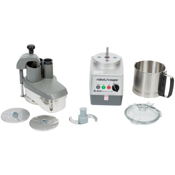 Robot Coupe R402A 2 - Speed Food Processor with 4.5 Qt. Stainless Steel Bowl, 2 HP