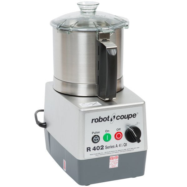 Robot Coupe R402A 2 - Speed Food Processor with 4.5 Qt. Stainless Steel Bowl, 2 HP