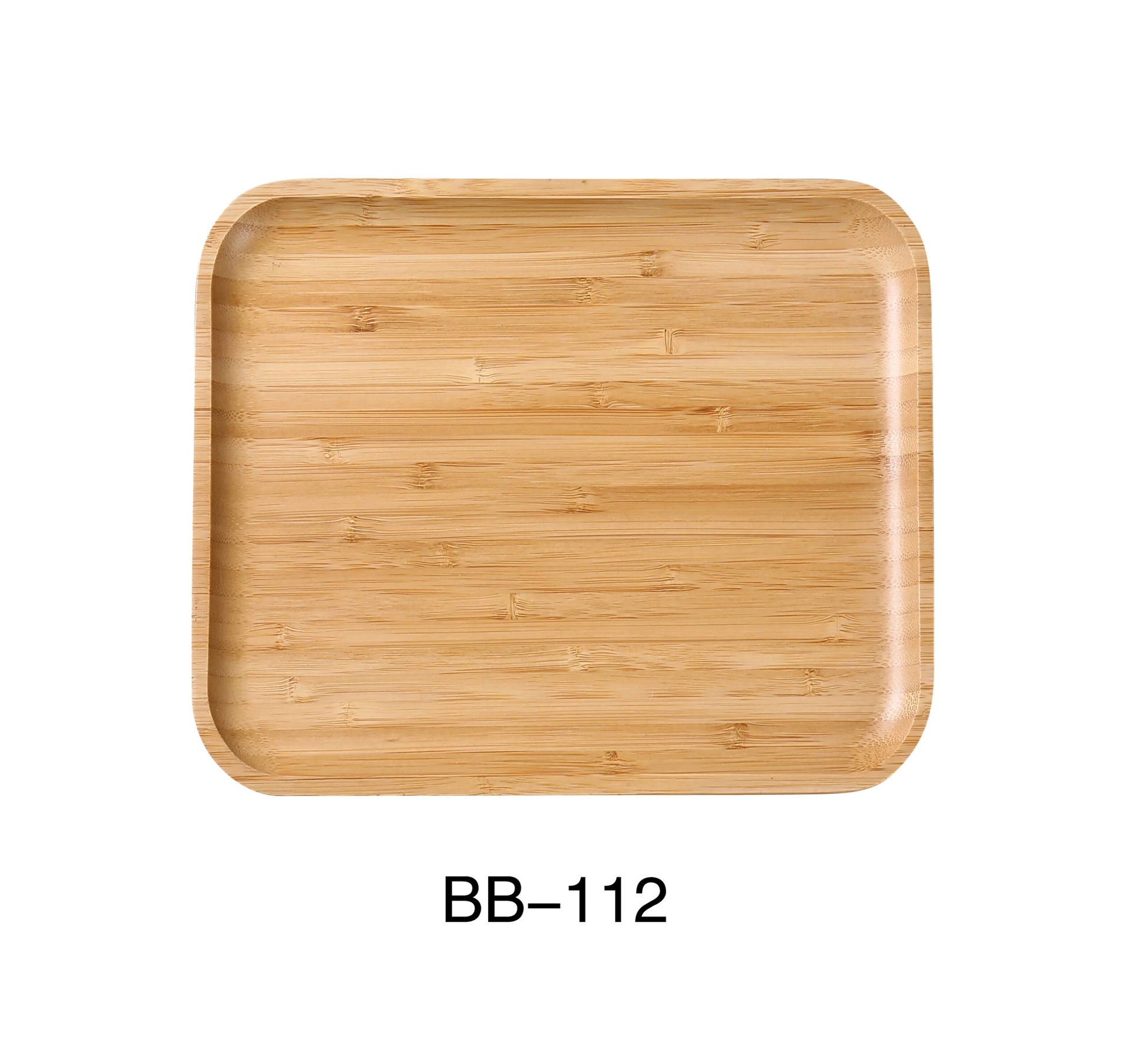 Yanco BB - 112 12"‚ X 9 1/2"‚ X 7/8"‚ RECTANGULAR TRAY, Bamboo, Pack of 12