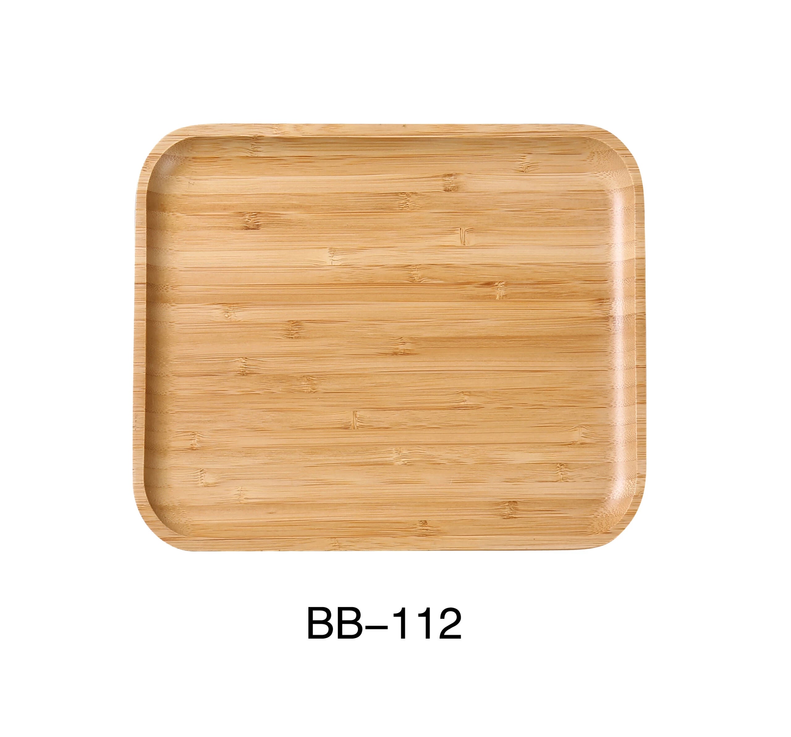 Yanco BB - 112 12"‚ X 9 1/2"‚ X 7/8"‚ RECTANGULAR TRAY, Bamboo, Pack of 12
