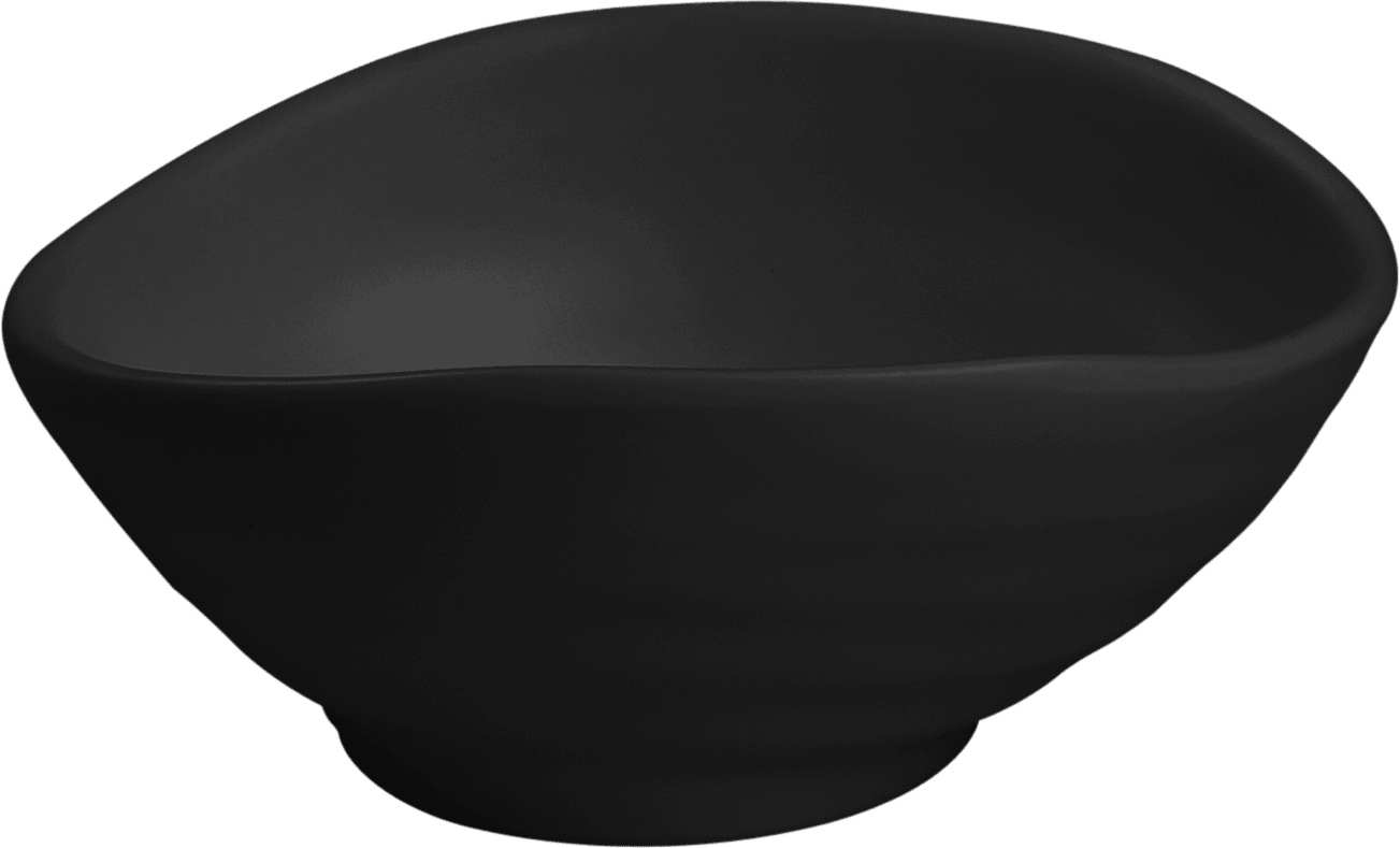 Melamine Ann Sy Bowl 3.3 inch, 2 Oz. Black