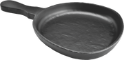 Melamine Serving Dish W/handle 11.9 inch x 7.6 inch Black
