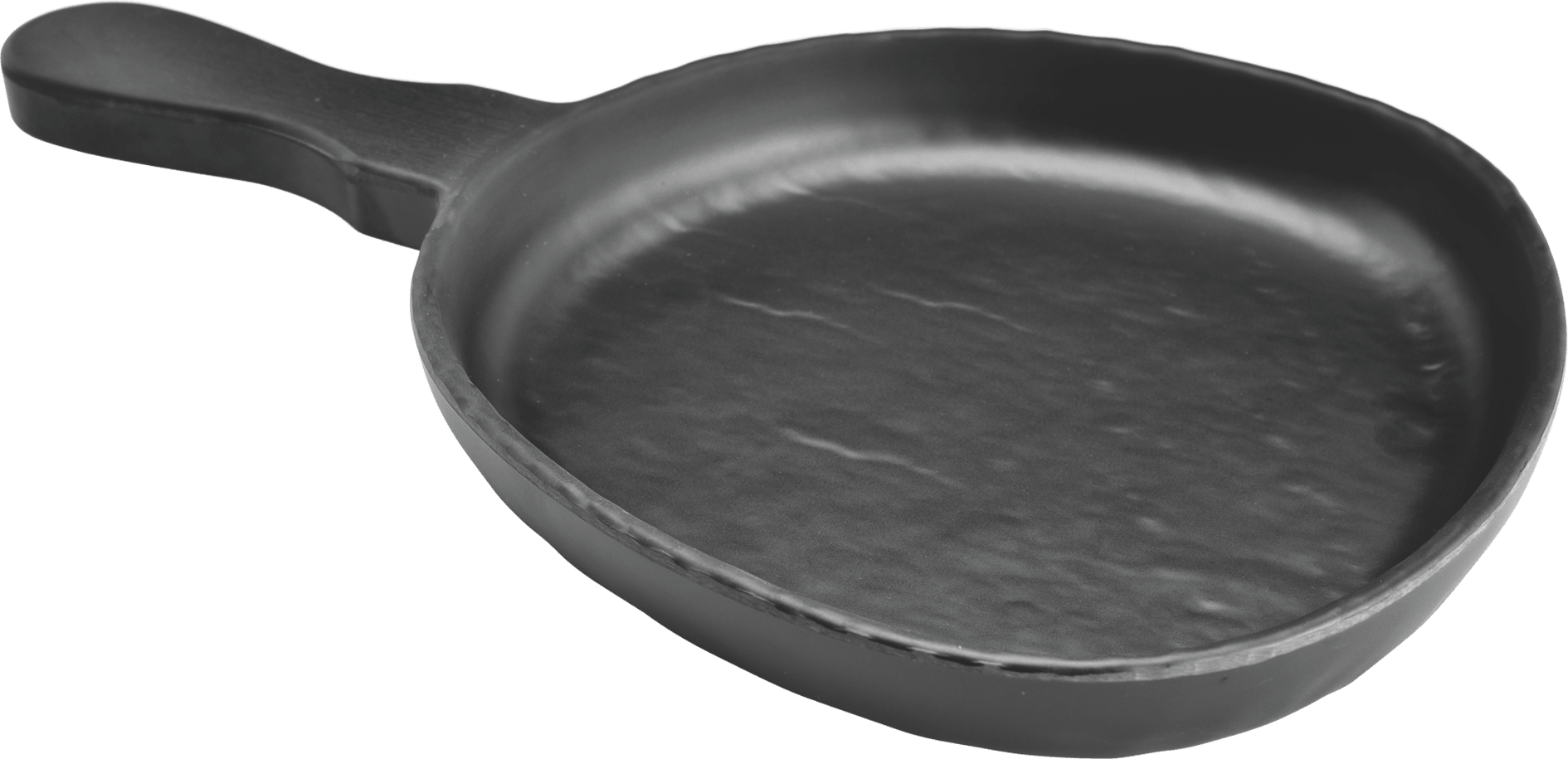 Melamine Serving Dish W/handle 11.9 inch x 7.6 inch Black