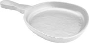 Melamine Serving Dish W/handle 11.9 inch x 7.6 inch White