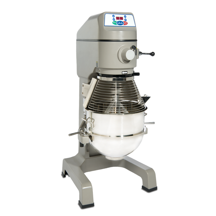 Globe SP40 40 Qt. Commercial Planetary Floor Mixer with Guard, 240V, 2 HP