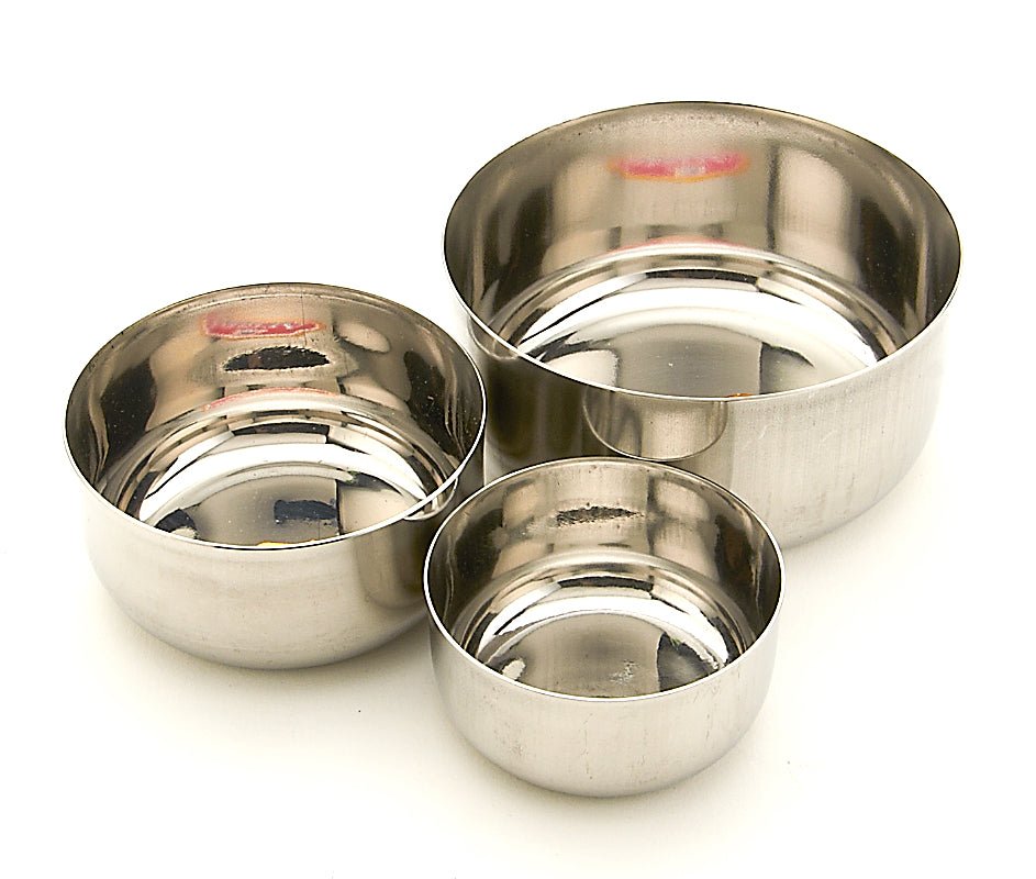 Stainless Steel Katori Serving Bowl - 4 inch - 12 Oz.