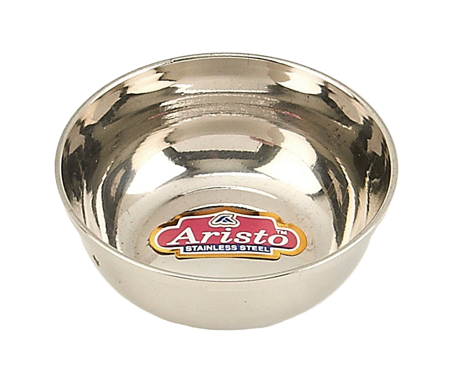 Stainless Steel Mukta Katori Bowl - 3 Inch.