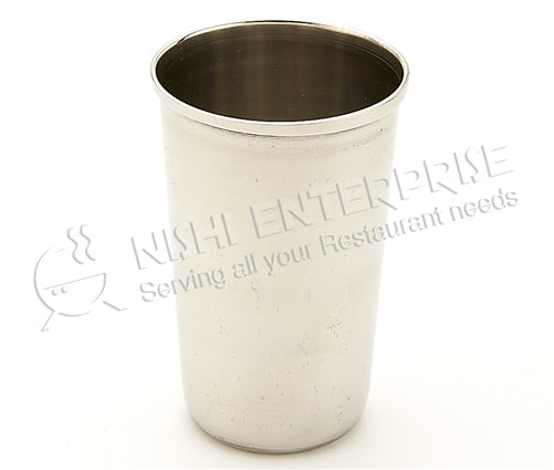 Stainless Steel Water Glass - Tin Cup-  10 Oz.