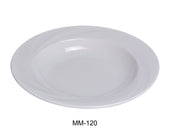 Yanco MM - 120 Miami 12"‚ Pasta Bowl, 24 oz Capacity, China, Bone White, Pack of 12