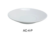 Yanco AC - 4 - P ABCO 4"‚ Saucer for AC - 3 - P Espresso Cup, China, Super White, Pack of 36