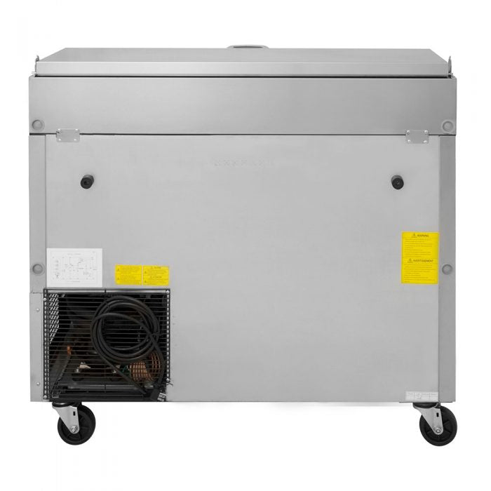 Turbo Air TPR - 44SD - N, Super Deluxe Series 1 Solid Door Pizza Prep.Table