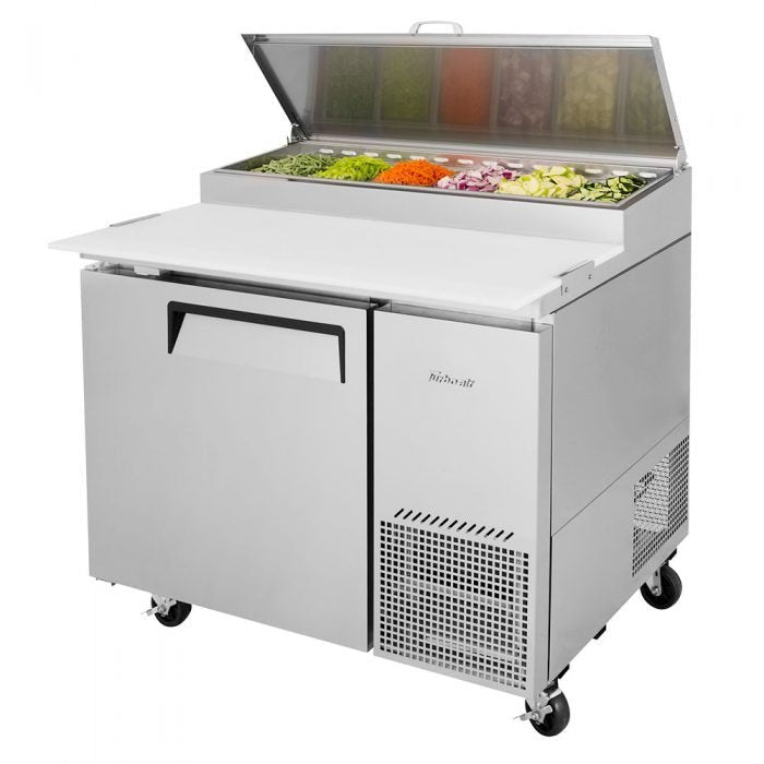 Turbo Air TPR - 44SD - N, Super Deluxe Series 1 Solid Door Pizza Prep.Table