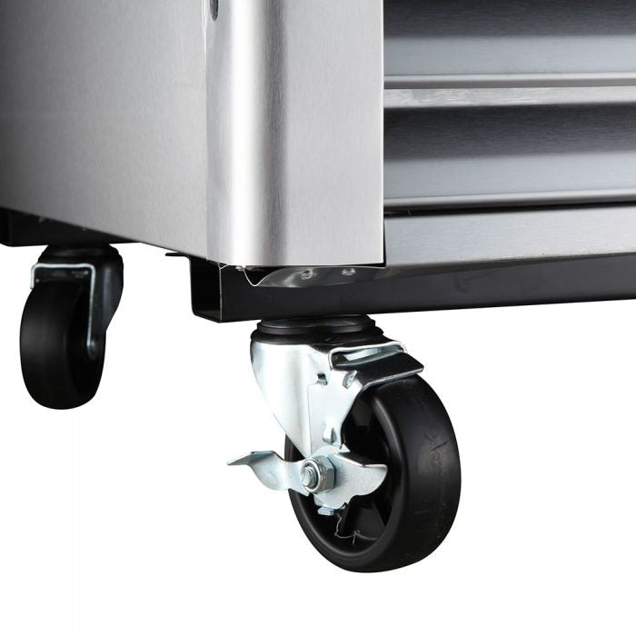 Turbo Air TSR - 49GSD - N, Super Deluxe 2 Glass Doors Refrigerator, Bottom Mount